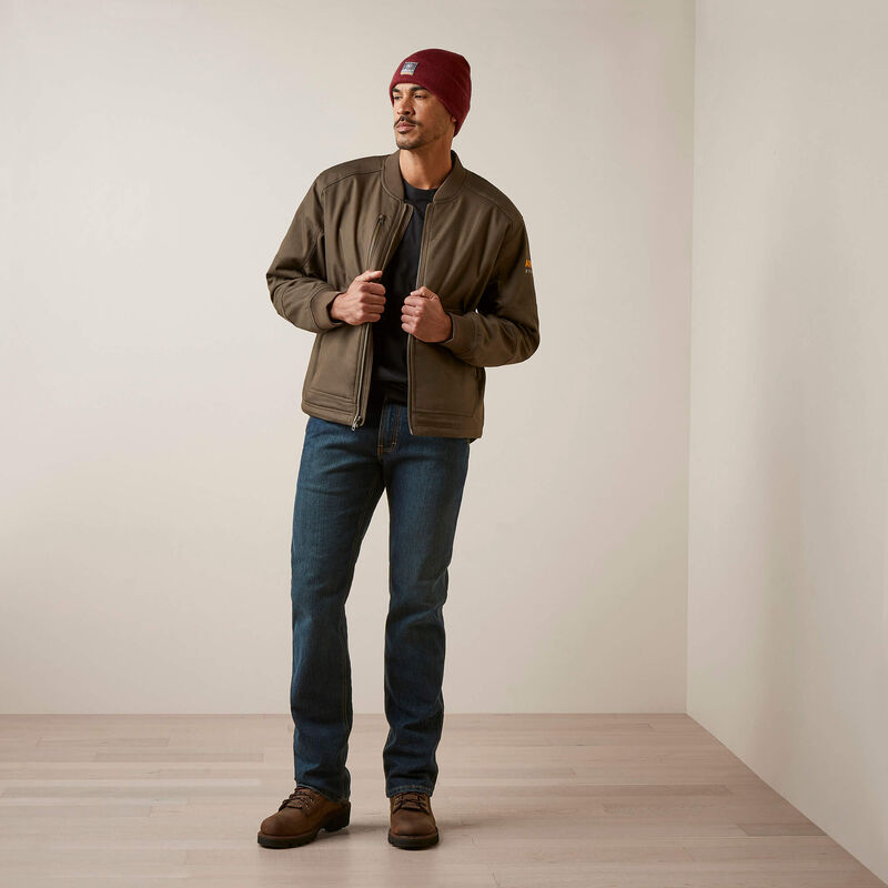 Chaqueta bomber de lona elástica Rebar para hombre de ARIAT 10046517 