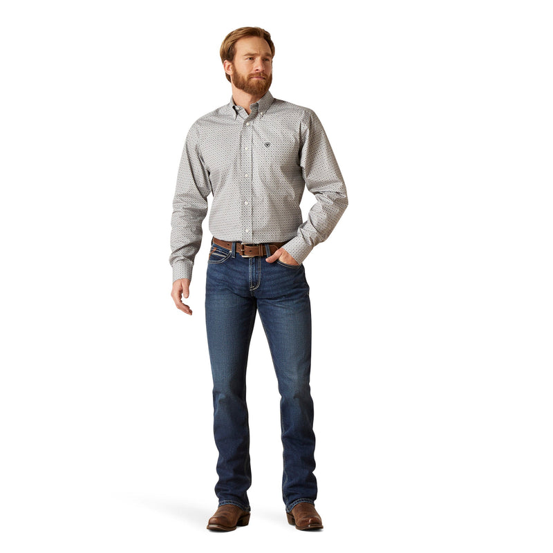 ARIAT Men's Wrinkle Free Fitted Val Long Sleeve Shirt 10046553