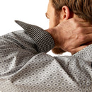 Camisa de manga larga entallada antiarrugas para hombre ARIAT 10046553 