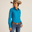 Camisa elástica antiarrugas para mujer ARIAT Team Kirby 10046562 