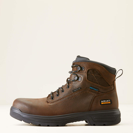 ARIAT Men's Turbo 6 Inch Waterproof Carbon Toe Work Boot 10046861