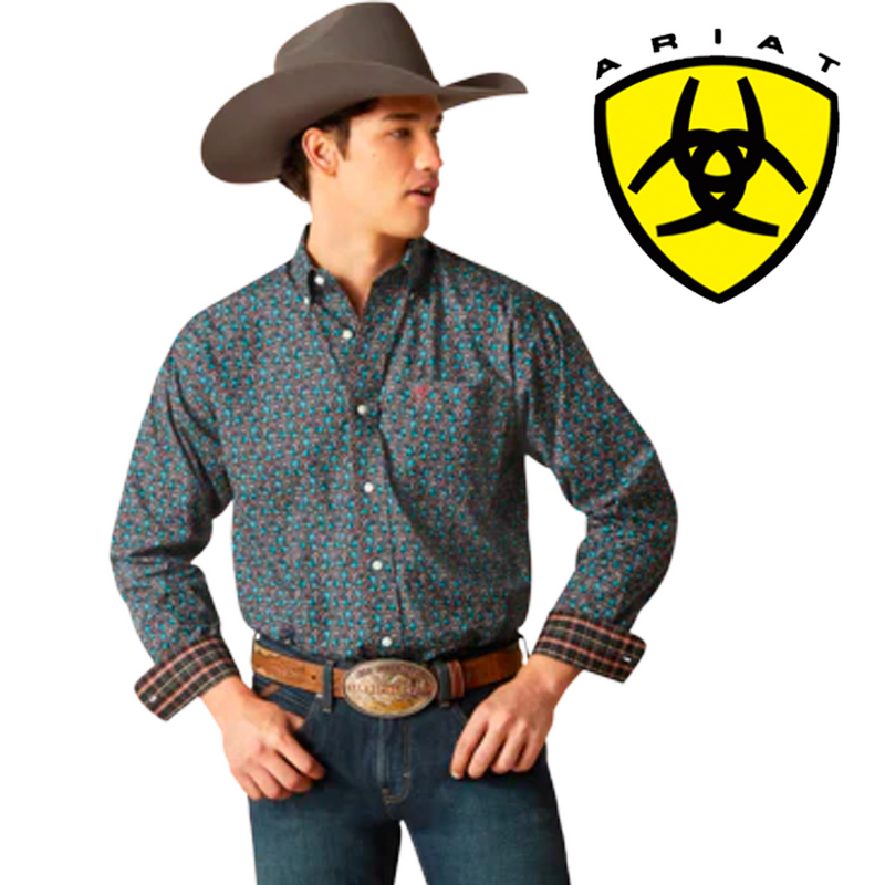 ARIAT Men's Wrinkle Free Gryffin Classic Fit Shirt 10047342