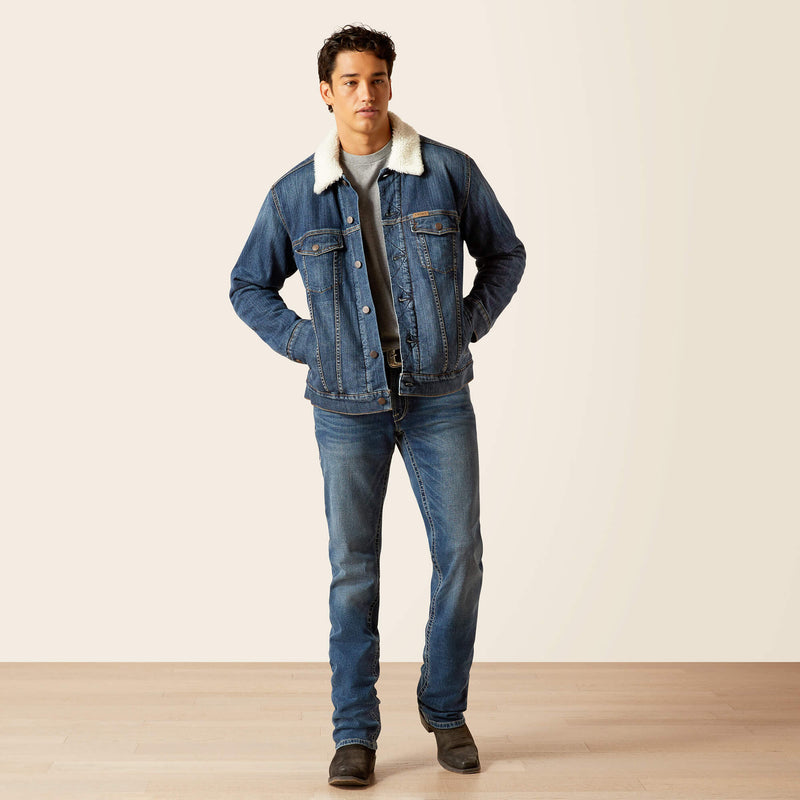 ARIAT Men's Sherpa Lined Trucker Jacket 10047438