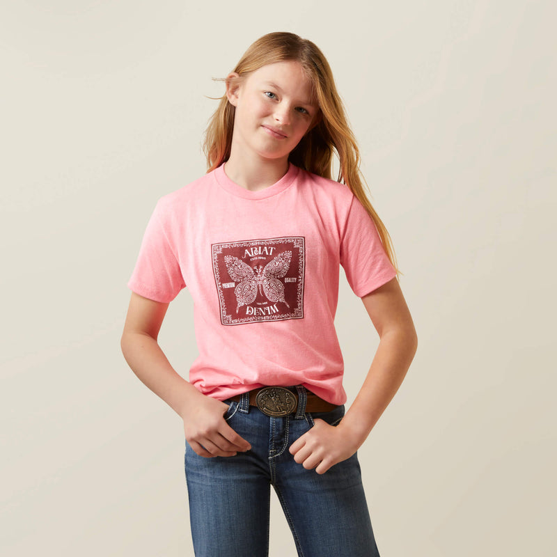 ARIAT Kid's Butterfly Bandana T-Shirt 10047597