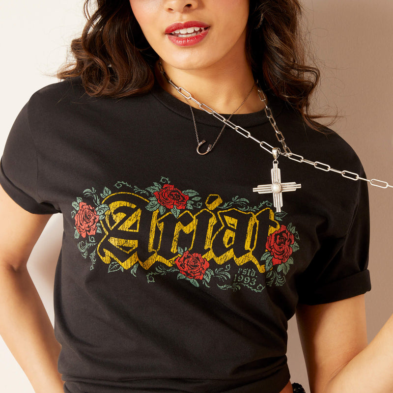 ARIAT Women's Gothic Florals T-Shirt 10047607