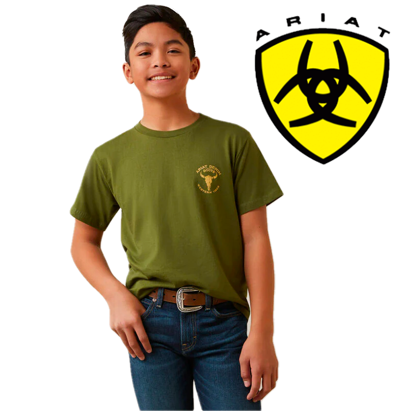 ARIAT Boy's Bison Skull T-Shirt 10047649