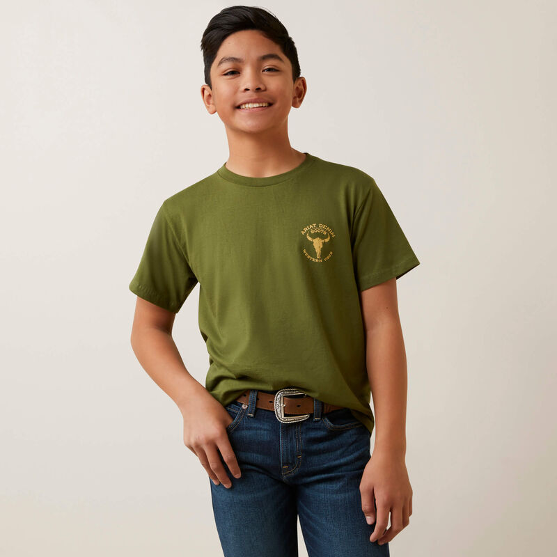 ARIAT Boy's Bison Skull T-Shirt 10047649