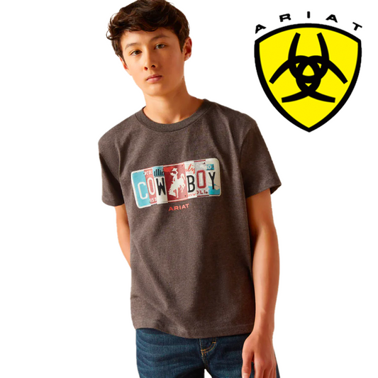 Camiseta vaquera con matrícula de niño ARIAT 10047911