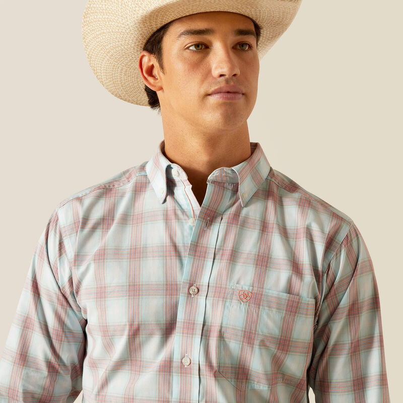 ARIAT Men's Pro King Fitted LS Shirt 10048406