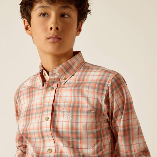 Camisa ARIAT Pro Series Knox de corte clásico para niños 10048660