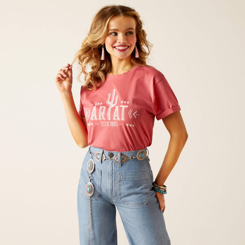 ARIAT WOMEN'S Cactus Logo T-Shirt 10048681