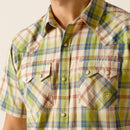 Camisa retro de manga corta Hinston para hombre de ARIAT 10051307 