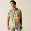 Camisa retro de manga corta Hinston para hombre de ARIAT 10051307 