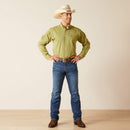 Camisa Oxford clásica de punto liso antiarrugas para hombre ARIAT 10051325 