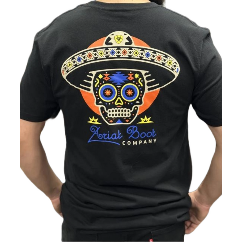 ARIAT Men's SUGAR SKULL IESMU SS T-Shirt 10051674