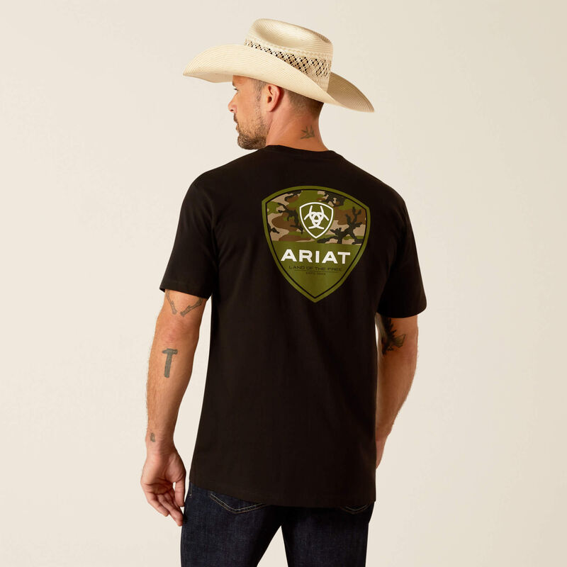 Camiseta de manga corta ARIAT Camo Corps para hombre 10051762