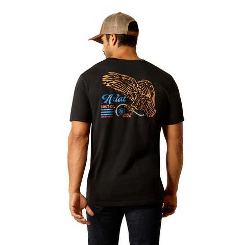 Camiseta de manga corta ARIAT Eagle Freedom para hombre 10052017