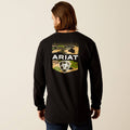Camiseta de manga larga con camuflaje de escudo ARIAT para hombre 10052035 