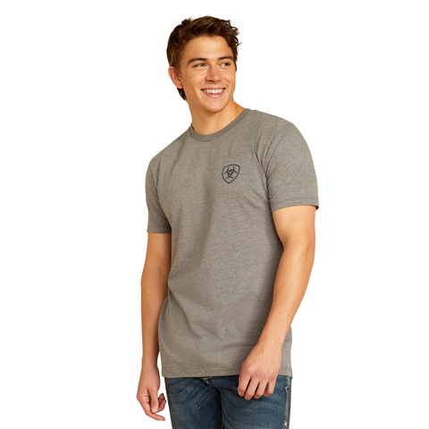ARIAT Men's SouthWestern LongHorn Short Sleeve T-Shirt 10052037