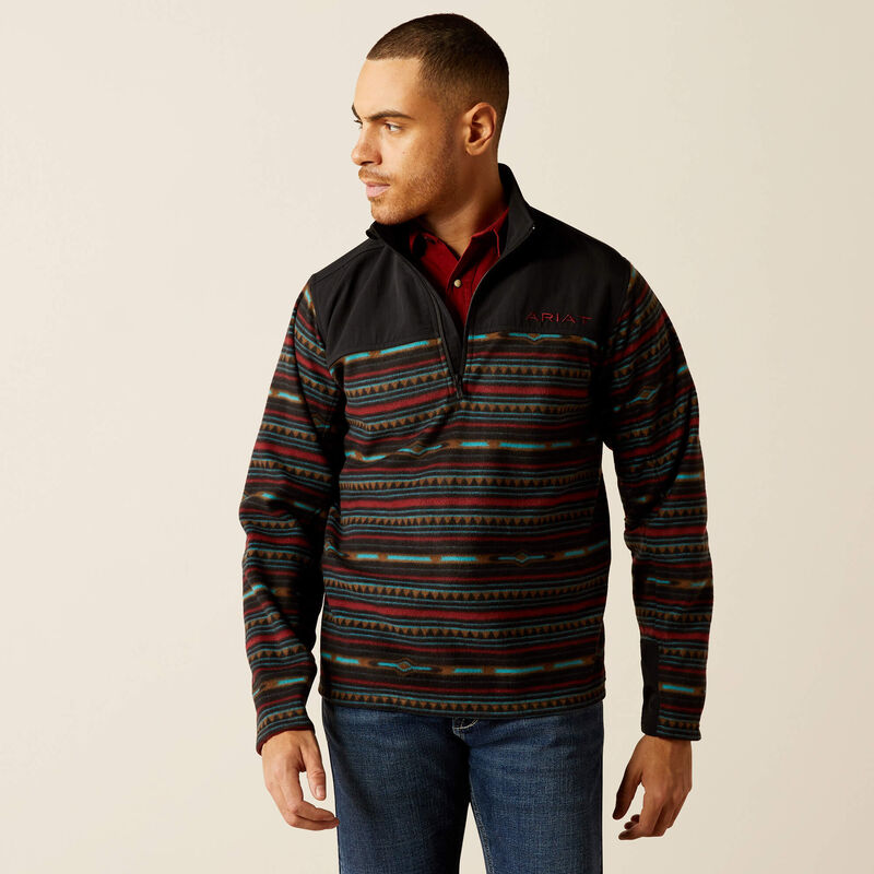 Sudadera ARIAT Basis 2.0 con cremallera 1/4 para hombre 10052088 