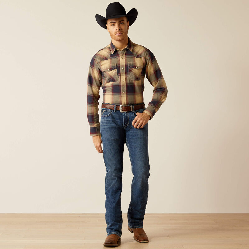ARIAT Men's Hale Retro  Long Sleeve Fit Shirt 10052315