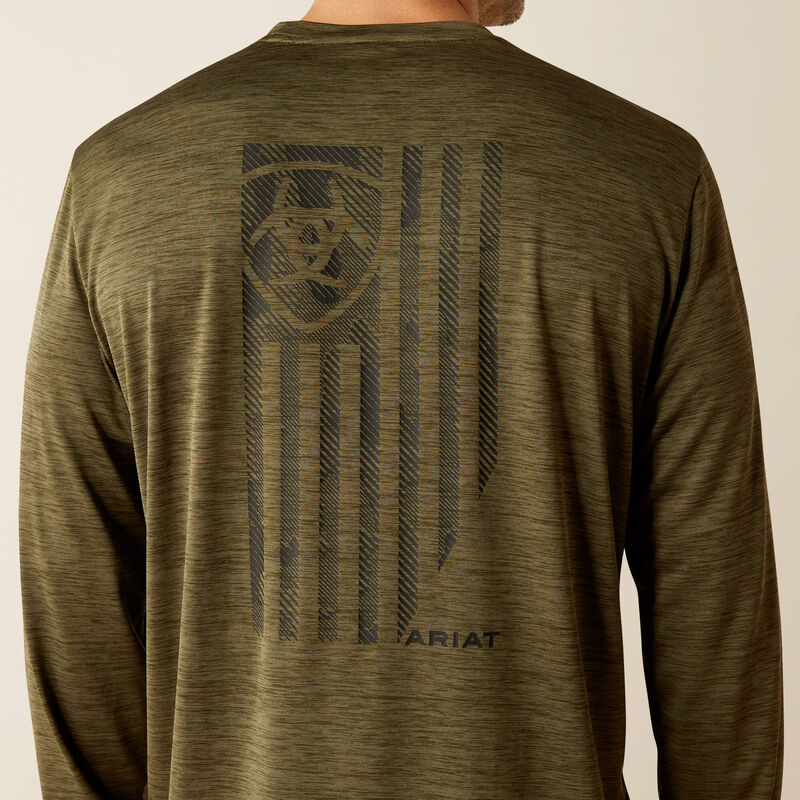 Camiseta Ariat Charger Camo Slice para hombre 10052326 