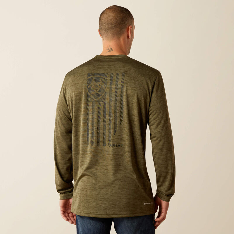 Camiseta Ariat Charger Camo Slice para hombre 10052326 