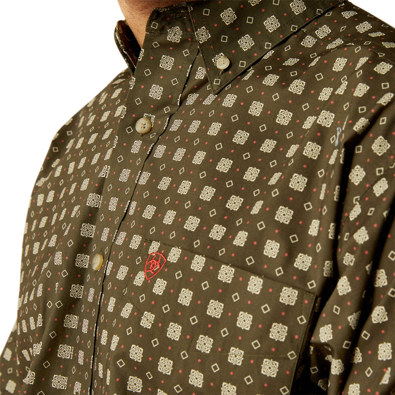 ARIAT Men's Shep Long Sleeeve Classic Fit Shirt 10052371