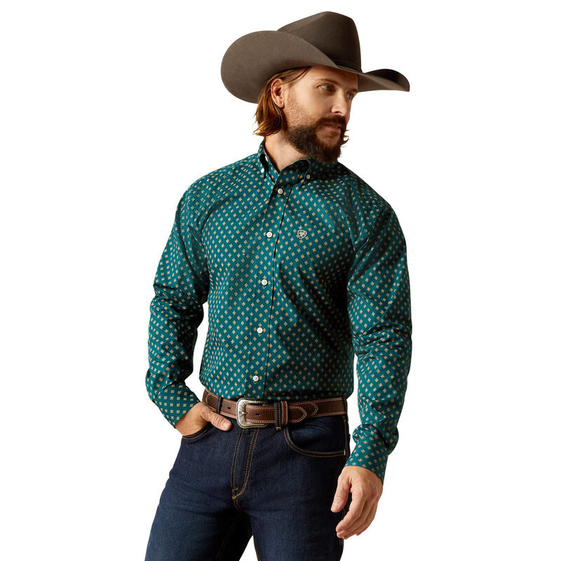 ARIAT Men's WF Grover Fitted LS Shirt 10052382