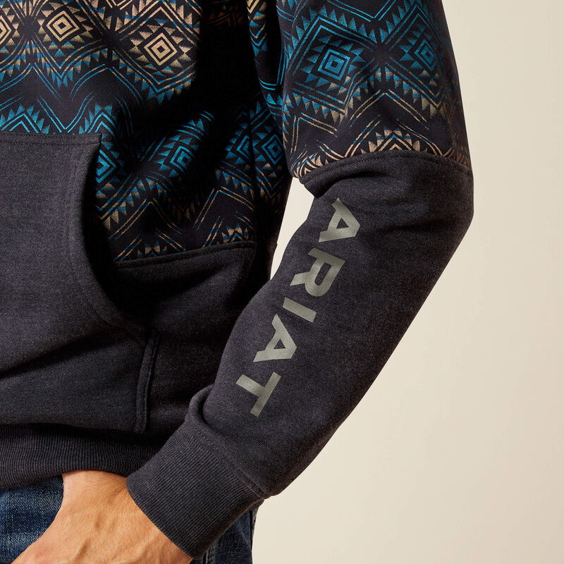 Sudadera con capucha y bloques de color para hombre de Ariat 10052449 