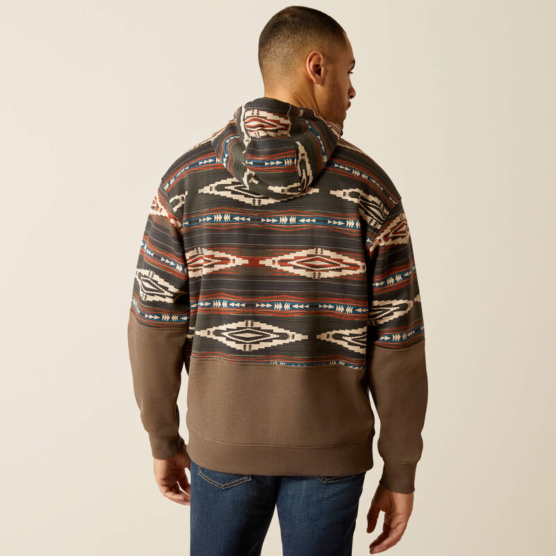 Sudadera con capucha Ariat Color Block para hombre 10052452 