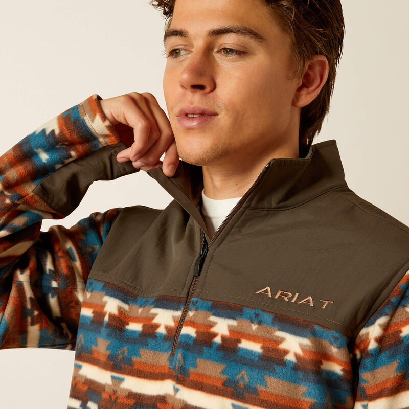 Sudadera ARIAT Basis 2.0 con cremallera 1/4 para hombre 10052731 