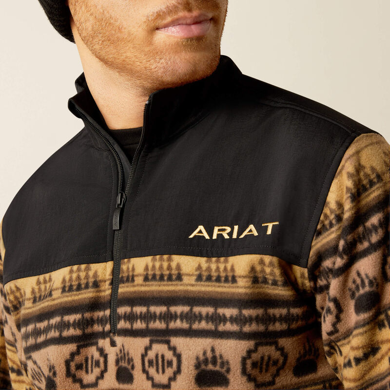 Sudadera ARIAT Basis 2.0 con cremallera 1/4 para hombre 10052732 