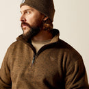 Suéter ARIAT con cremallera de 1/4 y logotipo de Caldwell para hombre 10052972 