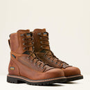 ARIAT Men's Longview Shock Shield 8'' Waterproof Round and Soft Toe Work Boot 10053818