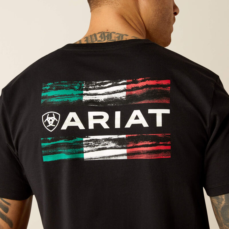 CAMISETA DE HOMBRE ARIAT VIVA MEXICO WOOD SS 10053997 