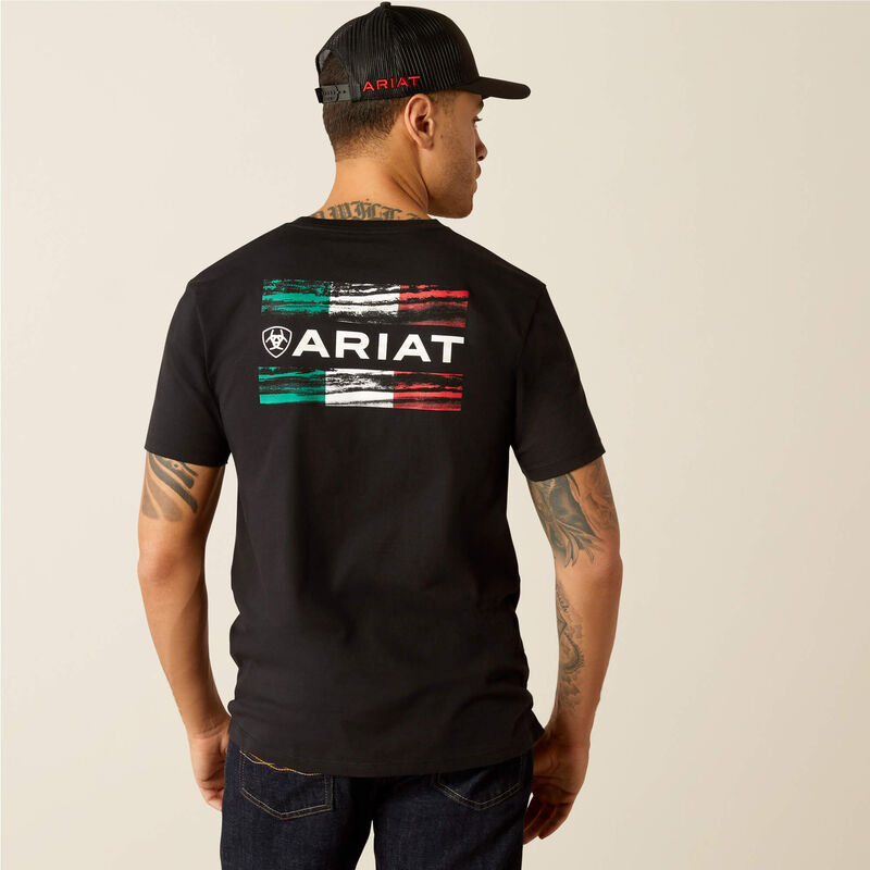 CAMISETA DE HOMBRE ARIAT VIVA MEXICO WOOD SS 10053997 