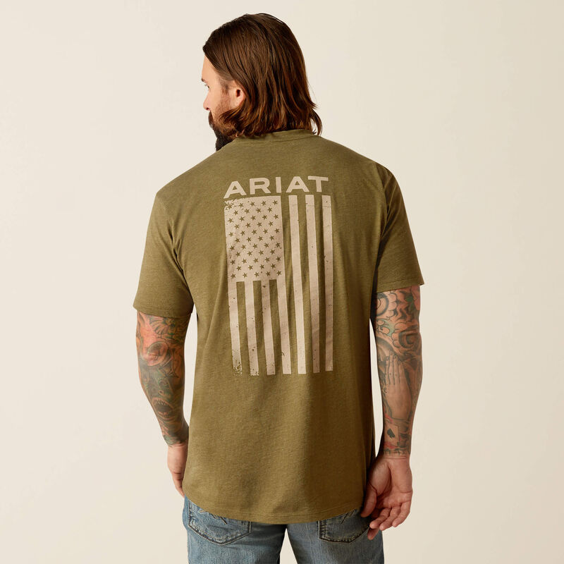 Camiseta de manga corta ARIAT Freedom para hombre 10054176