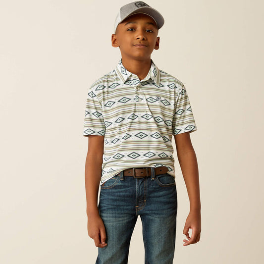 Polo con estampado integral para niño ARIAT 10055424 