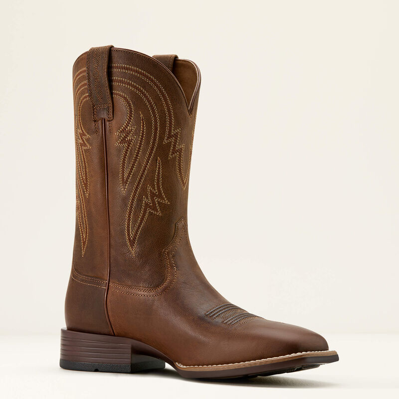 ARIAT Men's Plano Wide Square Toe Western Boot 10061196