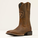 ARIAT Men's Sport Freedom Wide Square Toe Cowboy Boot. Brown