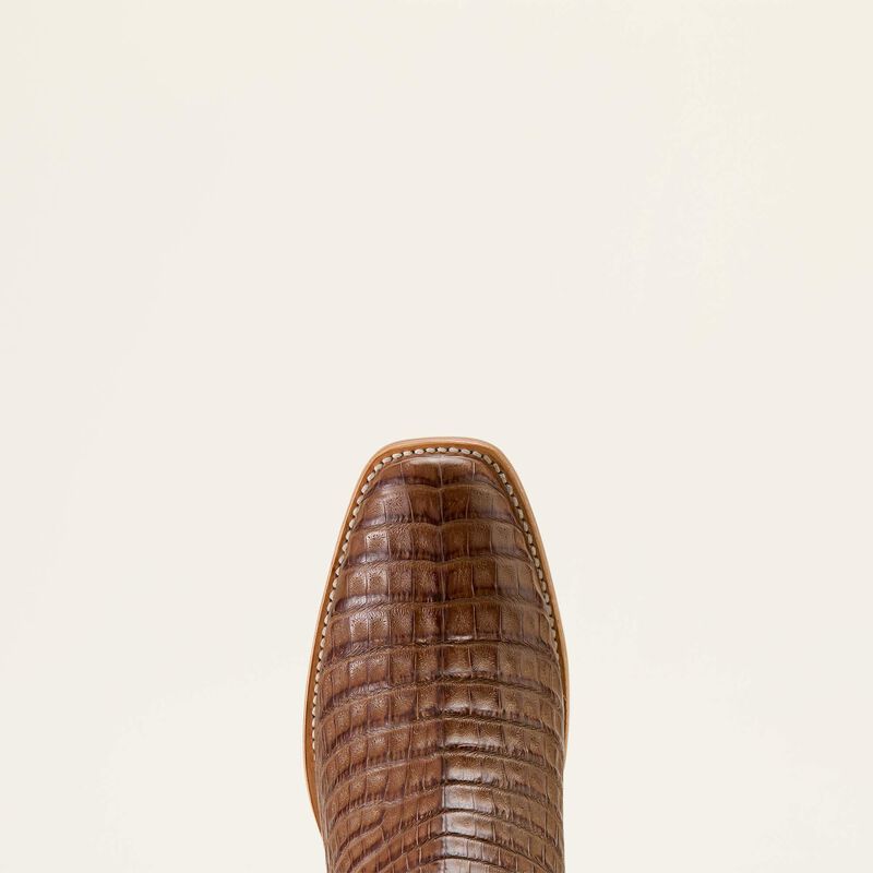 ARIAT Men's Futurity Finalist Caiman Belly Narrow Cutter Toe Cowboy Boot