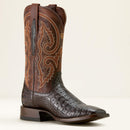 ARIAT Men's Classic Callen  Caiman Belly Wide Square Toe Western Boot, Chocolate