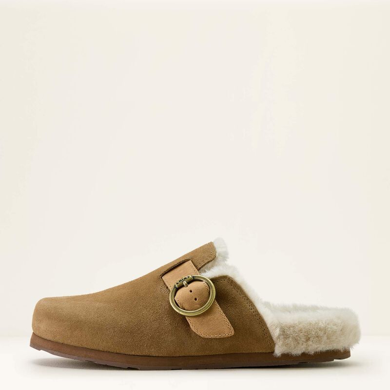 ARIAT Women's Country Mule Sherpa Slippers, Brown