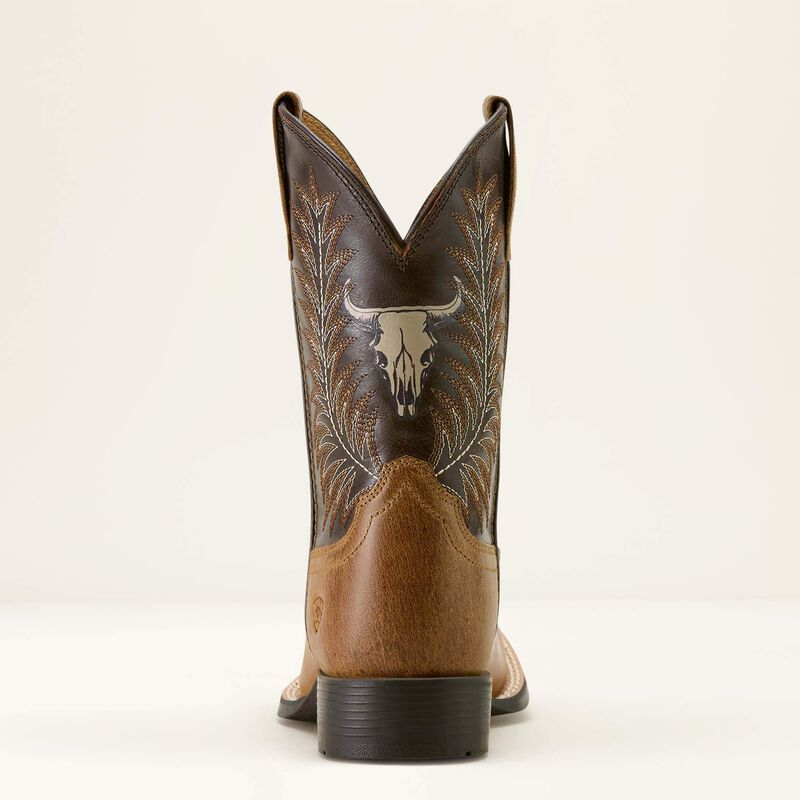 ARIAT Kid's Stampede Wide Square Toe Western Boot