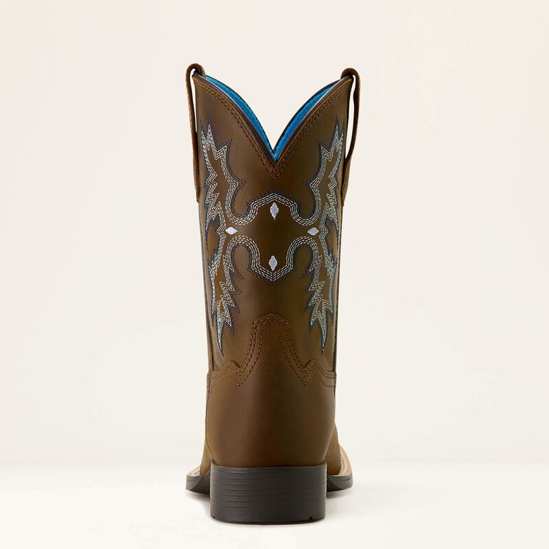 ARIAT Kid's Tombstone Wide Square Toe Western Boot