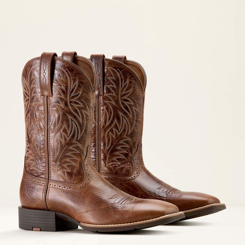 ARIAT Men's Sports Wide Square Toe Western Boot 10063836