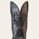 ARIAT Men's Sport Liberty Antler Wide Square Toe Cowboy Boot, Black