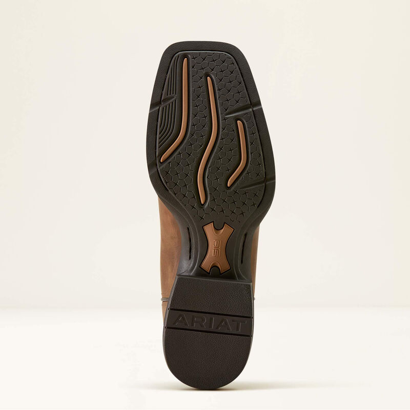 ARIAT Men's Sport Steer Skull Wide Square Toe Cowboy Boot