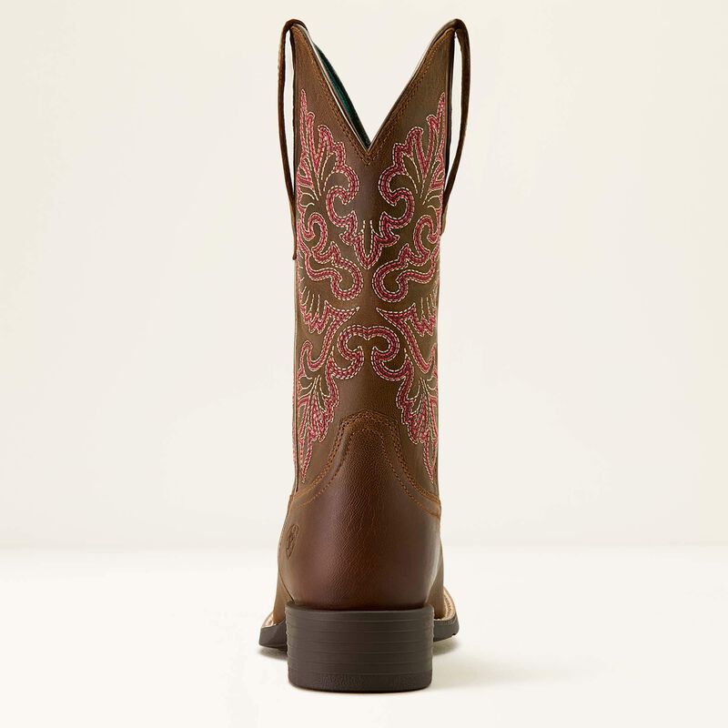 ARIAT Women's Round Up StretchFit Wide Square Toe Western Boot